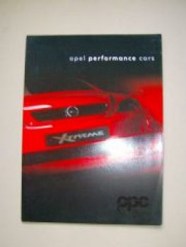 Opel performance cars Prospekt OPC