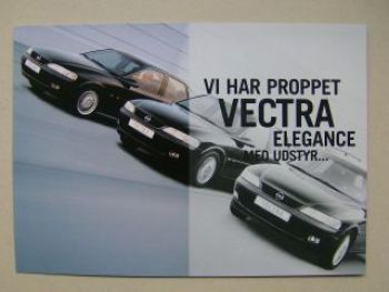 Opel Vectra Elegance Dänemark Prospekt +Preisliste