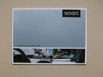 smart City-Coupè & Cabrio Prospekt 2001 NEU