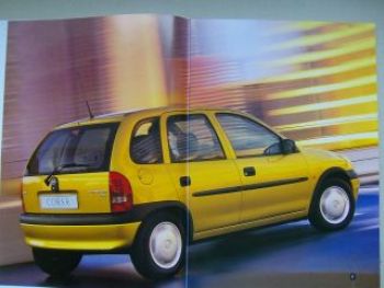 Opel Corsa B Prospekt Finnland März 1999 NEU