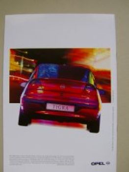 Opel Tigra Prospekt Juli 1995 NEU