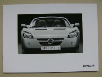 Opel Speedster Prospekt März 2000 NEU