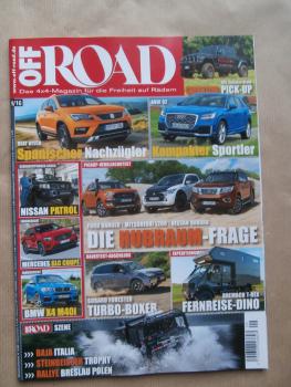 Off Road 9/2016 Seat Ateca, Audi Q2,GLC Coupé,ORZ Vehicles Brute DC350,BMW X4 M40i,Forester 2.0XT Dauertest,