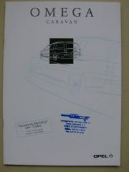 Opel Omega B Caravan Prospekt Juli 1998