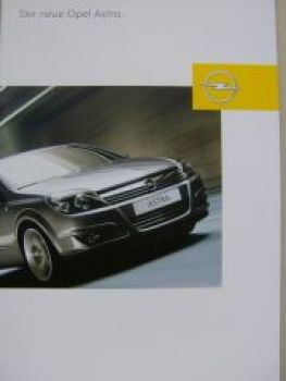 Opel Astra Prospekt Februar 2004 NEU