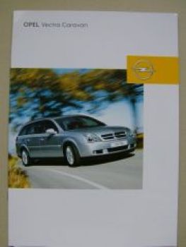 Opel Vectra Caravan Prospekt Oktober 2003 Schweiz NEU