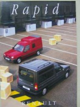 Renault Rapid Prospekt April 1996 NEU