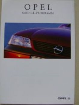 Opel Modell-Programm Prospekt September 1996