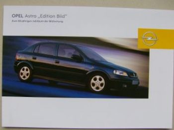 Opel Astra Edition Bild Prospektblatt Juni 2002