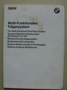 BMW Multi-Funktionales Trägersystem Mai 1987 E28 E30