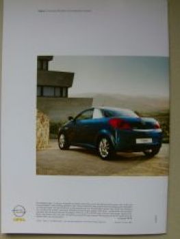 Opel Tigra TwinTop Prospekt August 2004 NEU