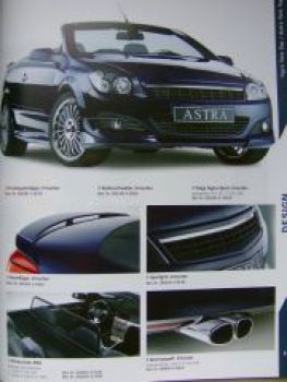 Opel Zubehör Prospekt 2008/2009 MAG Autowelt alle Modelle