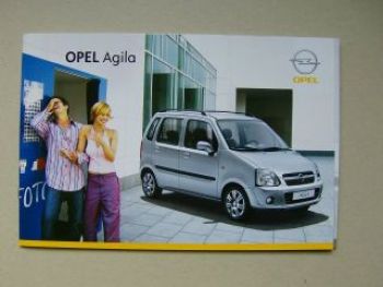 Opel Agila Prospekt August 2006 NEU