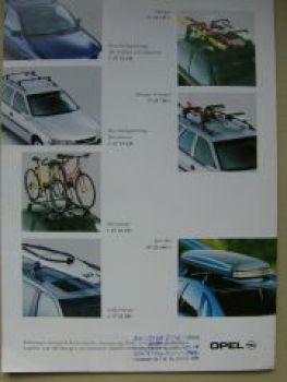 Opel Vectra Zubehör Prospektblatt