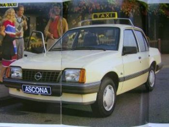 Opel Taxi-Fahrzeuge Rekord E Ascona C Kadett E Senator A
