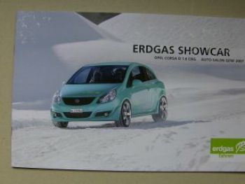 Opel Corsa D 1.6CNG Auto-Salon Genf 2007 Prospekt