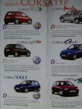 Opel Corsa B facts & fun Mai 1997 Werbedreh für den Corsa