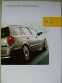 Opel Astra Caravan Prospekt September 2004