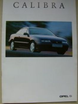 Opel Calibra Prospekt Juli 1996