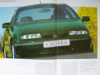 Opel Calibra Prospekt Juli 1996