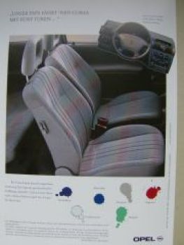 Opel Corsa B Family Prospekt April 1996