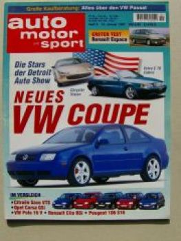 ams 2/1997 Renalt Clio RSi, Espace, BMW Z3, Camry, 106 S16