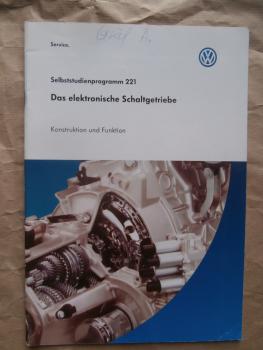 VW SSP 221 das elektronische Schaltgetriebe Konstruktion & Funktion Hydraulik Elektronik August 1999