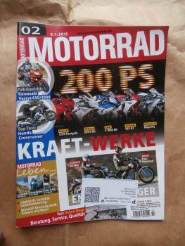 Motorrad 2/2015 Vergleich Ducati 1299 Panigale vs. Aprilia RSV4 RR vs. BMW S1000RR vs. Yamaha YZF-R1