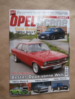 Opel Scene flash 8/2016 Ascona A,Vectra B,Astra F,Rekord P2 Coupé,Astra H OPC,