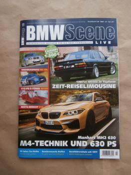 BMW Scene Live 3/2017 M535i E28,M135i F21,M3 CSL E46,Manhart MH2, E12 Restaurierung,318d E90,E24 Pick-up