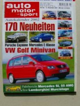 ams 26/2001 Mini Cooper S, Z4 E85,330i touring E46, SL55 AMG BR2