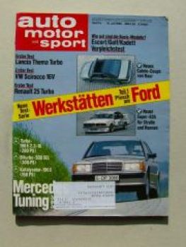 ams 14/1985 BMW Baur TC E30, 190E W201 W126, 635CSI E24