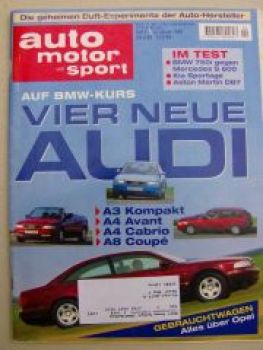 ams 2/1995 BMW 750i E38, Mercedes S600 W140, Kia Sportage