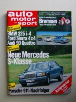 ams 20/1985 BMW 325ix E30, Sierra 4X4, 90 quattro, W126