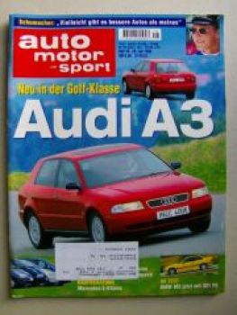 ams 16/1995 Audi A3, Kaufberatung W210, BMW M3 Coupe E36
