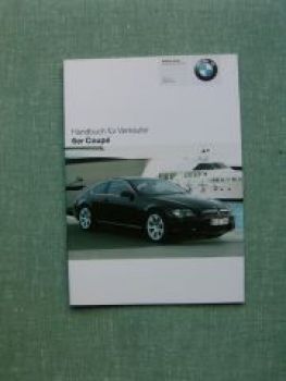 BMW Handbuch für Verkäufer 6er Coupe E63 630i 645Ci M6 2005