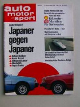 ams 27/1980 Datsun Bluebird, Lancer,Carina, Accord