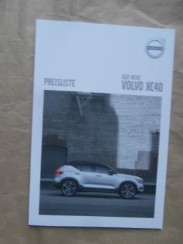 Volvo XC40 Preisliste 21.9.2017 T5 AWD T3 D4 AWD +R-Design