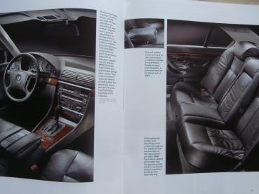 BMW 7-Series 740i/iL 750iL E38 US Broschüre June 1996