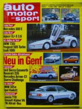 ams 5/1985 BMW 735i Katalysator E23,325eta E30,Lancia Y10