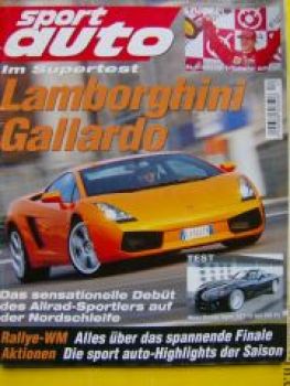 sport auto 12/2003 Lamborghini Gallardo, Dodge Viper SRT-10