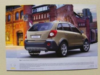 Opel Antara Prospekt Mai 2006 NEU