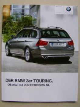 BMW 3er Touring E91 Prospekt Facelift September 2009 NEU