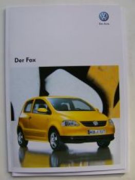 VW Fox 5Z1 Prospekt +Preisliste Dezember 2009 NEU