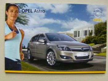 Opel Astra Prospekt Juni 2007 NEU