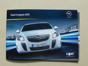 Opel Insignia OPC Prospekt Juli 2009 NEU