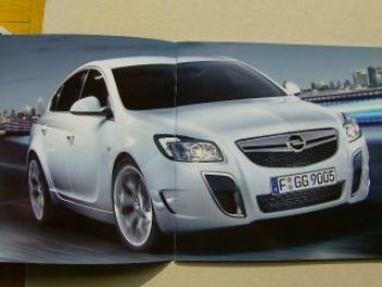 Opel Insignia OPC Prospekt Juli 2009 NEU