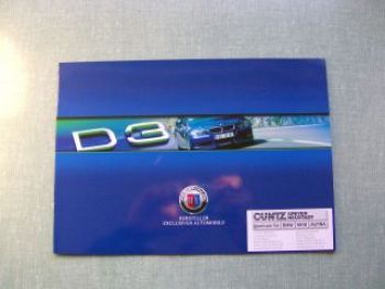 Alpina D3 Limousine E90 Touring E91 2006 Prospekt