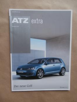 ATZ extra 11/2012 der neue VW Golf VI Typ AU Design Interieur Karosse Antrieb Infotainment Umwelt Fahrwerk