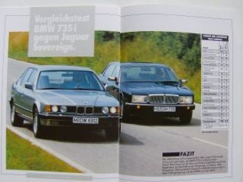 BMW 7er Reihe E32 im Spiegel der Presse Januar 1989